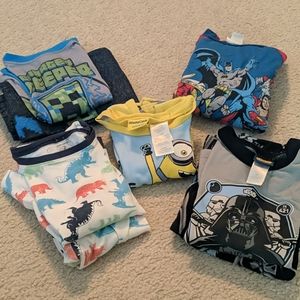 5 sets of pajamas